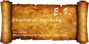 Eberhardt Veronika névjegykártya