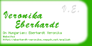 veronika eberhardt business card